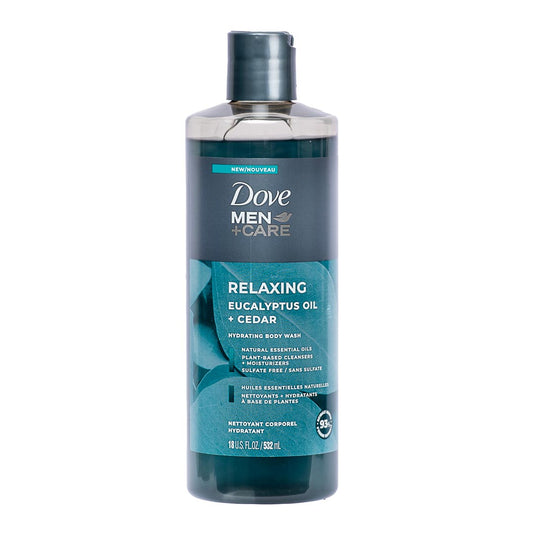 Dove Men+ Care Body Wash Relaxing Eucalyptus Oil +Cedar (532ml)