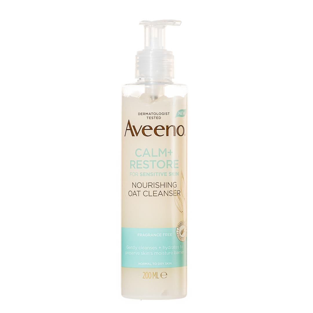 Aveeno CALM+ RESTORE FOR SENSITIVE SKIN NOURISHING OAT CLEANSER (200ml)