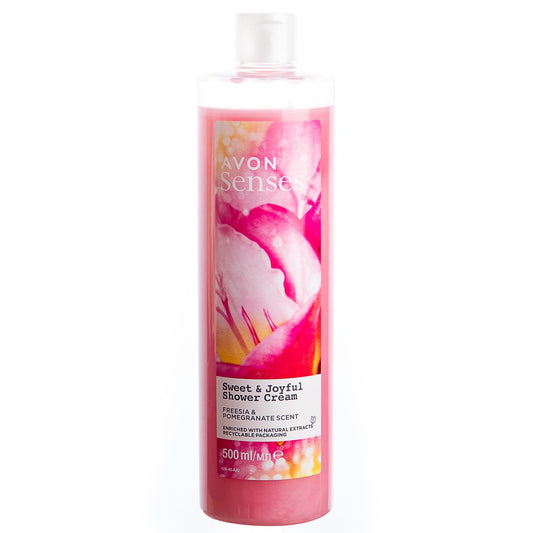Avon Senses Sweet and Joyful Shower Cream Freesia and Pomegranate Scent (500ml)