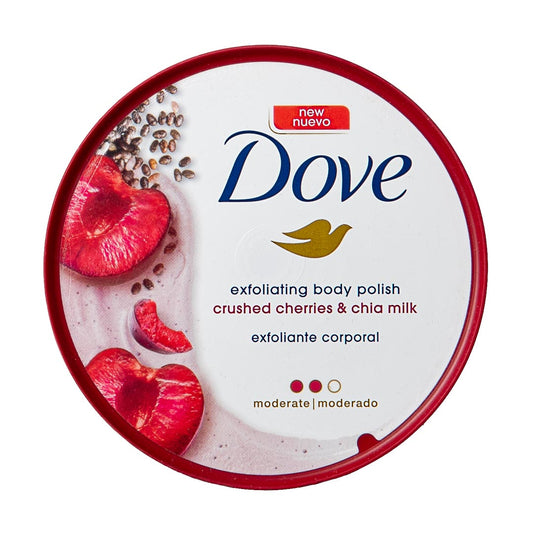 Dove Exfoliating Body Polish Crushed Cherries & Chia Milk (298g)