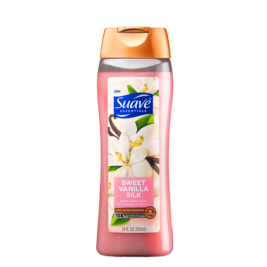 Suave Essentials Gentle Body Wash, Sweet Vanilla, (532ml)