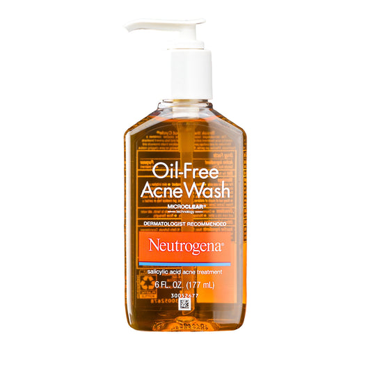 Neutrogena Oil-Free Salicylic Acid Acne Fighting Face Wash, 6 fl. oz